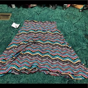 LuLaRoe azure skirt
